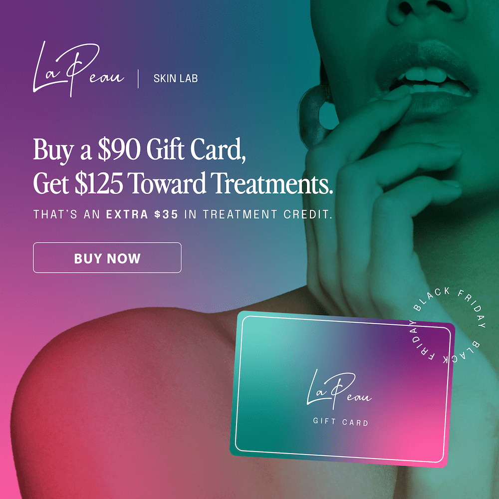 Black Friday Gift Card Offer for Skin Treatments